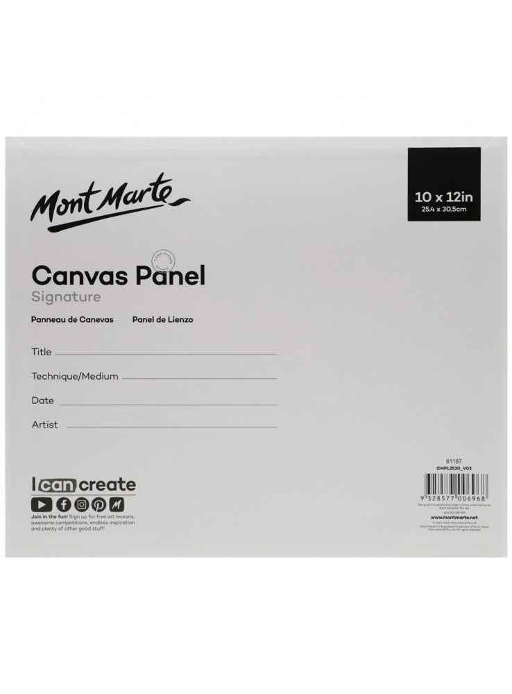 Mont Marte - Canvas Panels x 2 - Colourverse