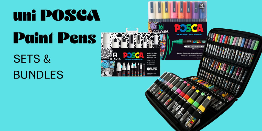 uni POSCA Paint pen sets, bundles and kits shop now