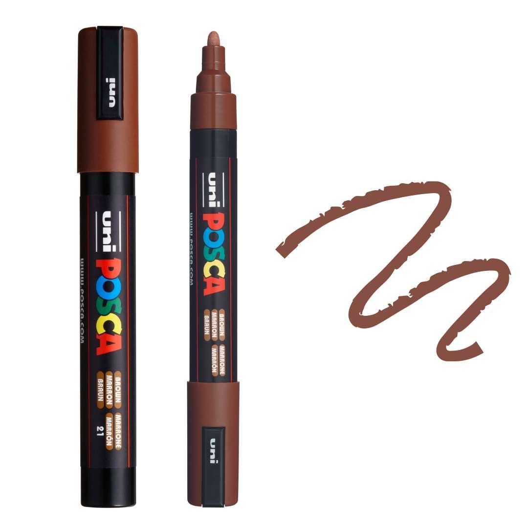 POSCA PC5M Paint Pen - BROWN - Colourverse