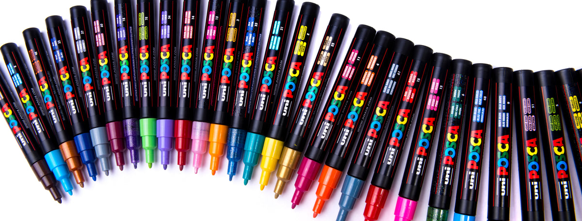 POSCA Paint Pens - An easy choice for professionals and hobbyists ...