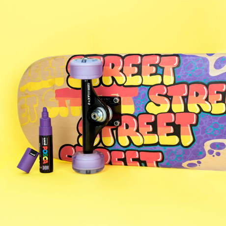 POSCA Paint Pen and Skateboard art
