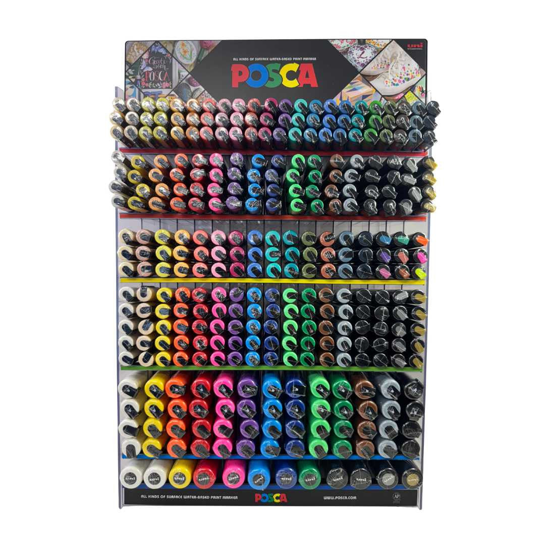Ultimate Creativity Bundle - 334 POSCA Paint Pens and Display Stand