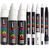 POSCA Assorted Tips - White ink colour Only - 8 Pack - Creative Kids Lab