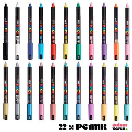 POSCA PC1MR Paint Pen - Full Set of 22 Pens - Creative Kids Lab