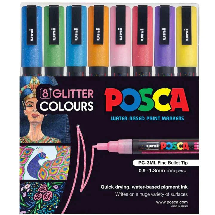 Pack of 24 x POSCA Colours with Small Case - Bundle - Creative Kids Lab