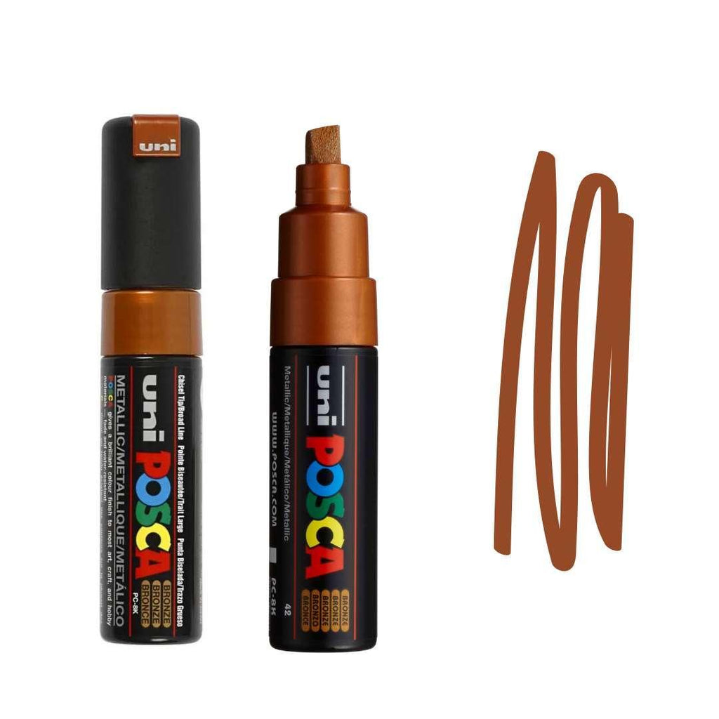 POSCA PC8K Paint Pen - BRONZE - Colourverse