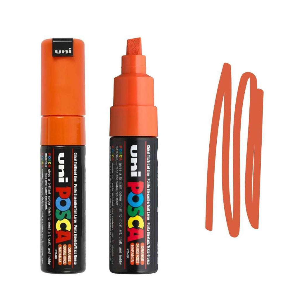 POSCA PC8K Paint Pen - ORANGE - Colourverse