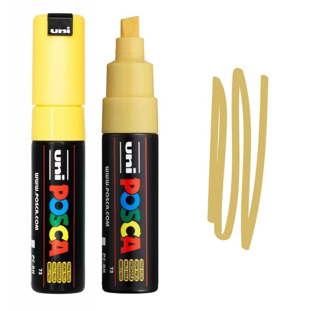 POSCA PC8K Paint Pen - STRAW YELLOW - Colourverse