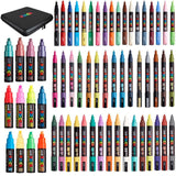 Pack of 62 x POSCA Colours with Large Case - Bundle - Colourverse