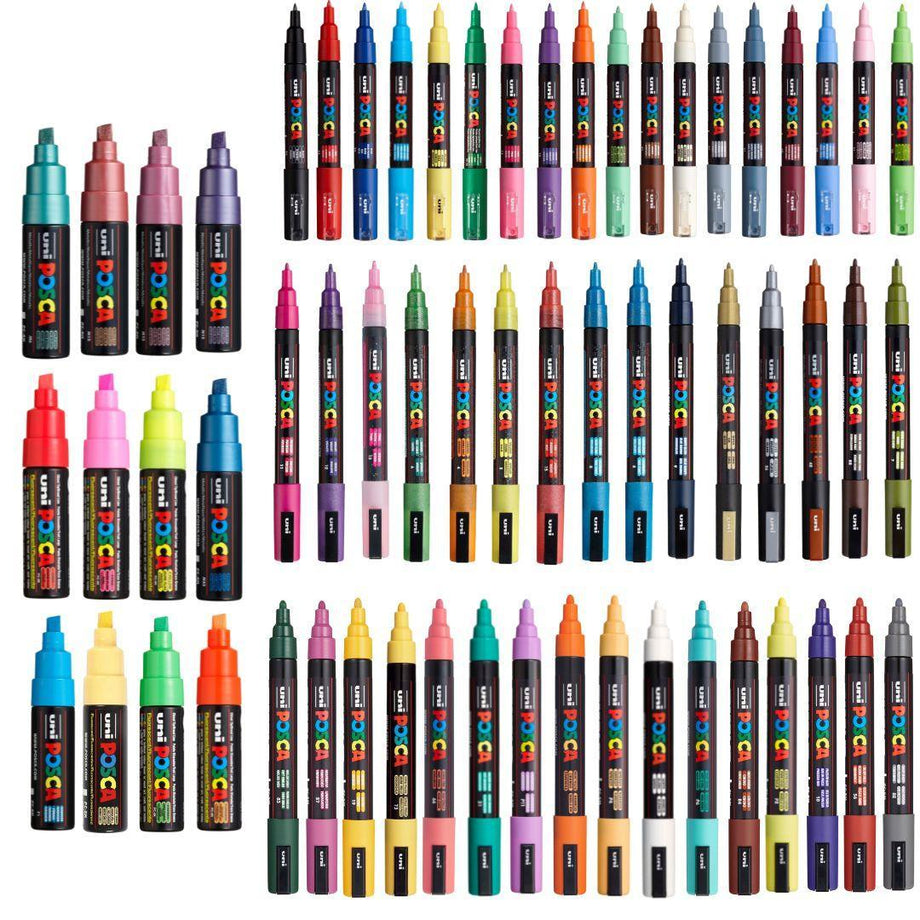 POSCA Pen, PC17K Marker, Full Set of 10 colours, Australia