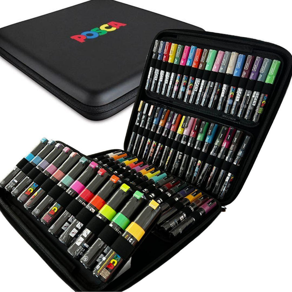 POSCA Large Storage Case (Excluding Paint Pens) for 62 POSCA Markers - Colourverse