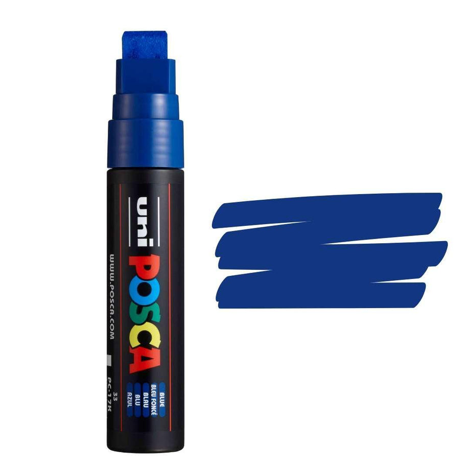 POSCA, PC17K Paint Marker, Blue, Colourverse, AUS