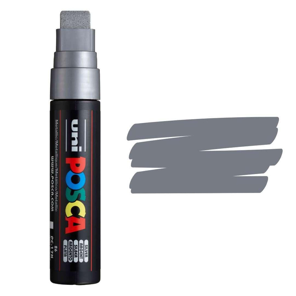 POSCA PC17K Paint Pen - SILVER - Colourverse