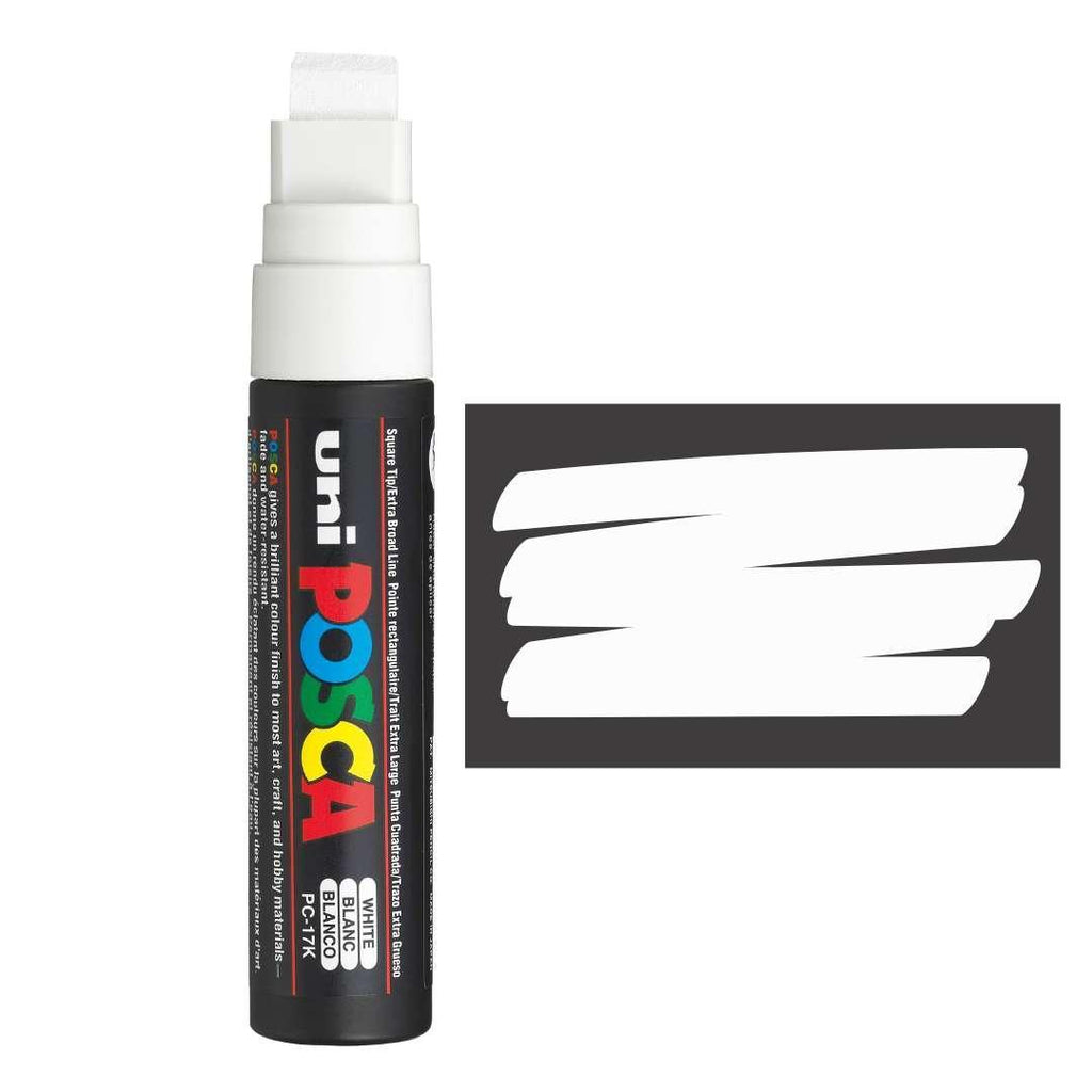 POSCA PC17K Paint Pen - WHITE - Colourverse
