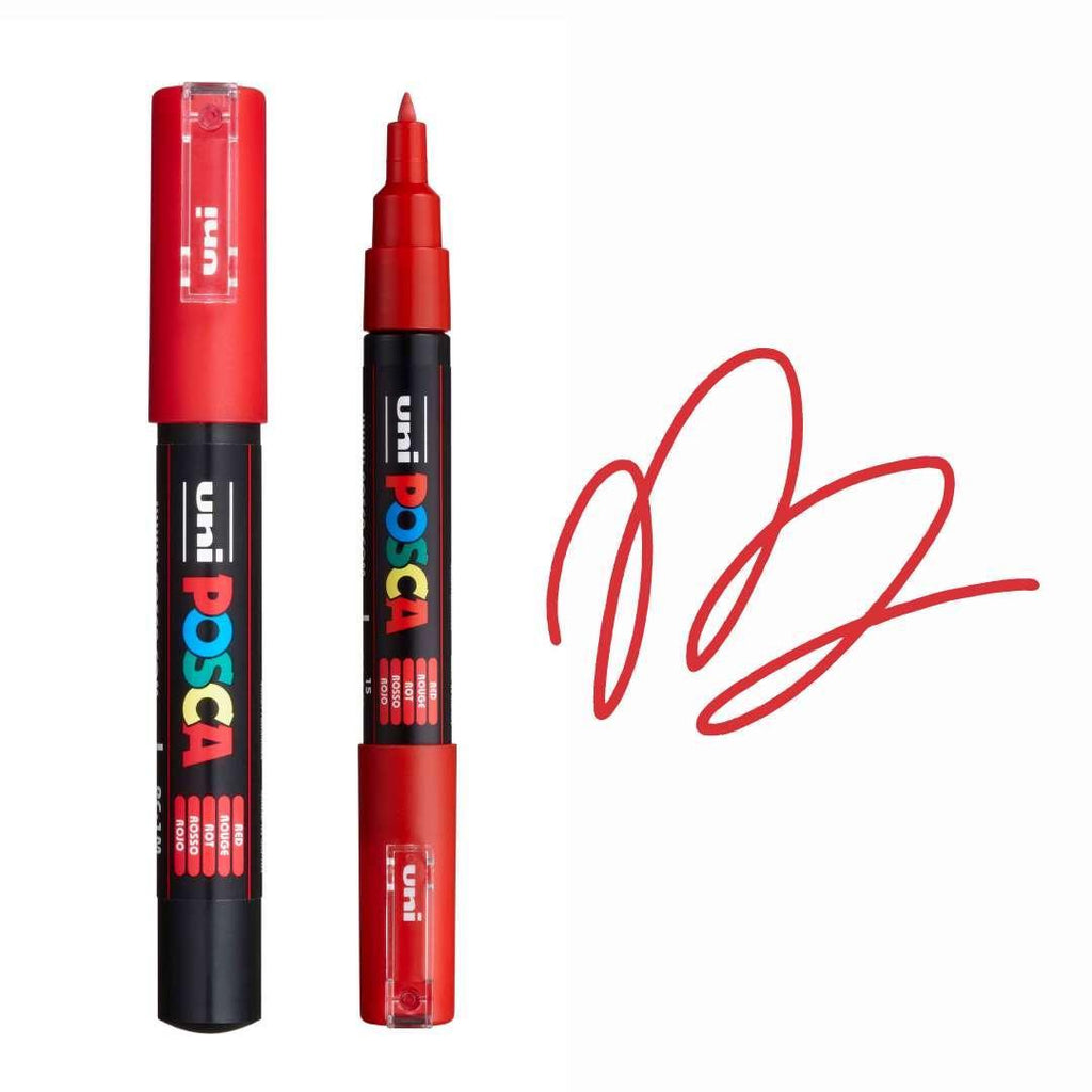 POSCA PC1M Paint Pen - RED - Colourverse