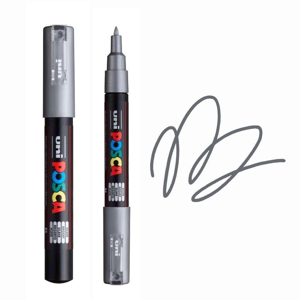 POSCA PC1M Paint Pen - SILVER - Colourverse