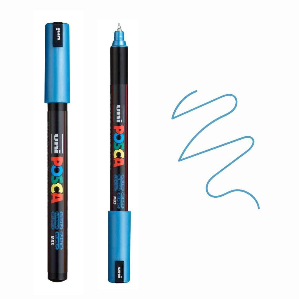 POSCA PC1MR Paint Pen - METALLIC BLUE - Colourverse