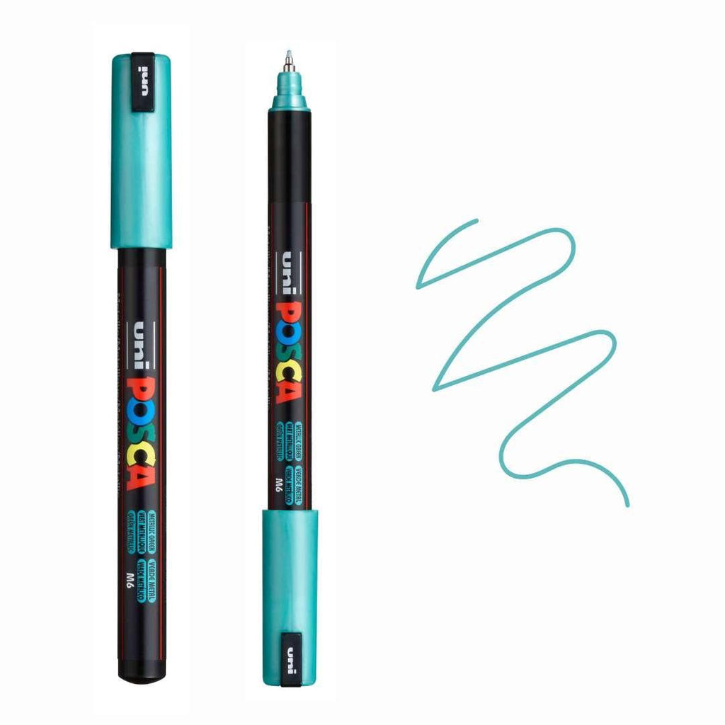 POSCA PC1MR Paint Pen - METALLIC GREEN - Colourverse
