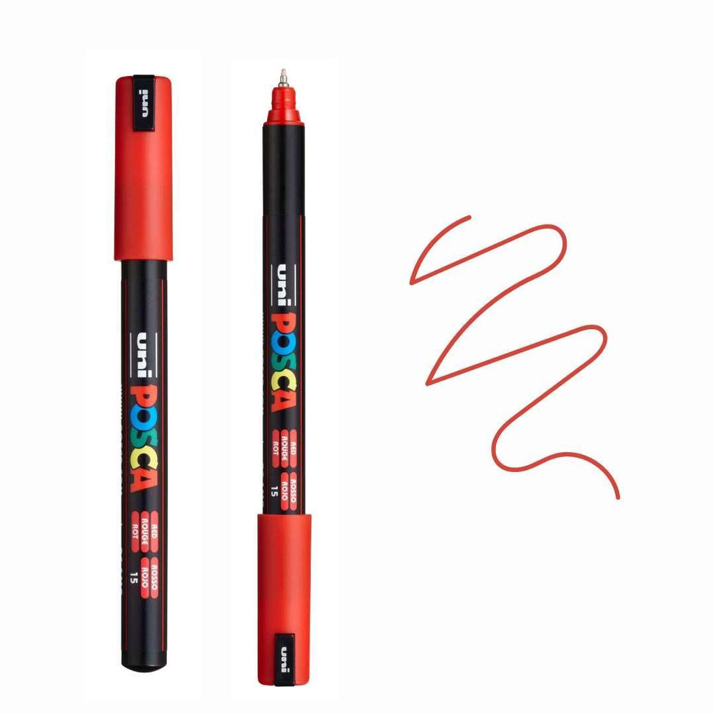 POSCA PC1MR Paint Pen - RED - Colourverse
