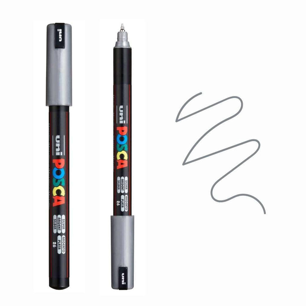 POSCA PC1MR Paint Pen - SILVER - Colourverse