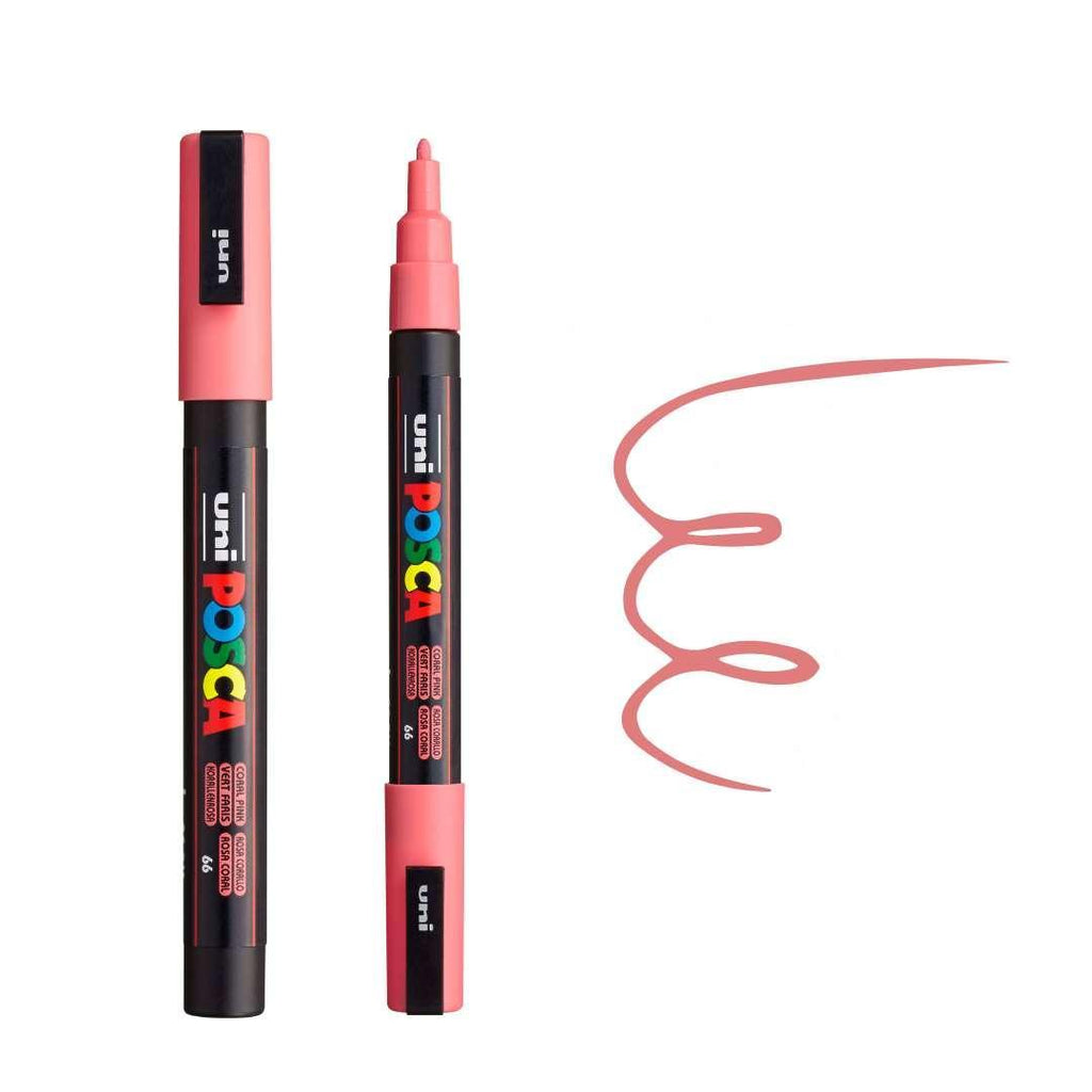 POSCA PC3M Paint Pen - CORAL PINK - Colourverse