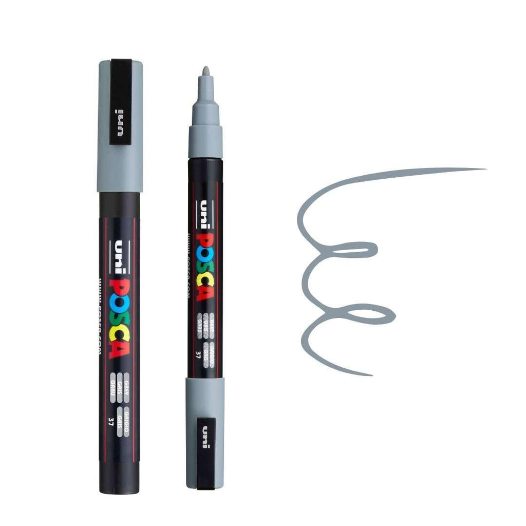 POSCA PC3M Paint Pen - GREY - Colourverse