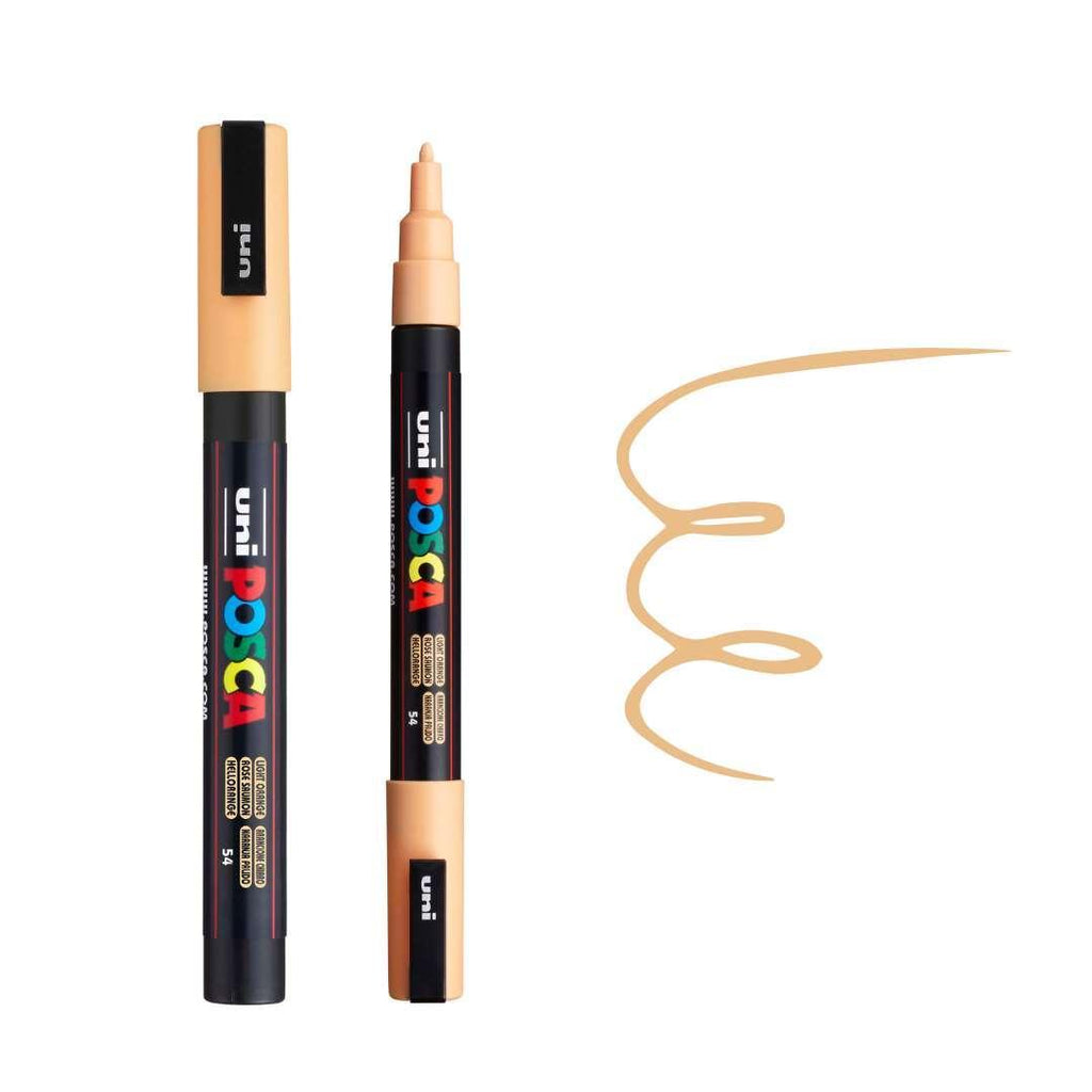 POSCA PC3M Paint Pen - LIGHT ORANGE - Colourverse