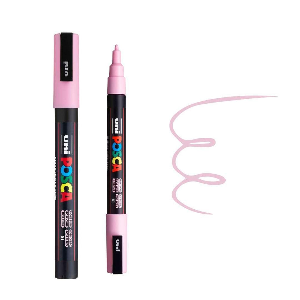 POSCA PC3M Paint Pen - LIGHT PINK - Colourverse