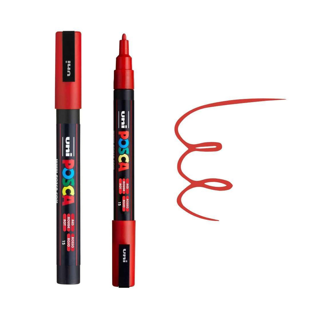 POSCA PC3M Paint Pen - RED - Colourverse