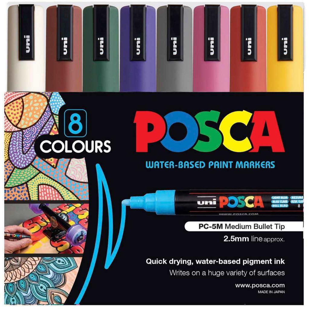 POSCA Paint Pen Sets, All Colours, Colourverse, AUS