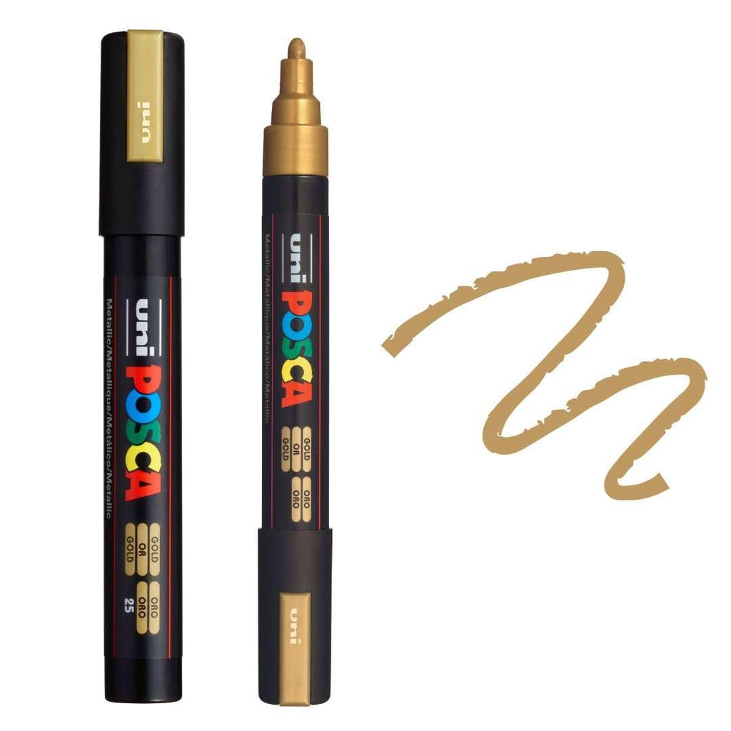 POSCA PC5M Paint Pen - GOLD - Colourverse
