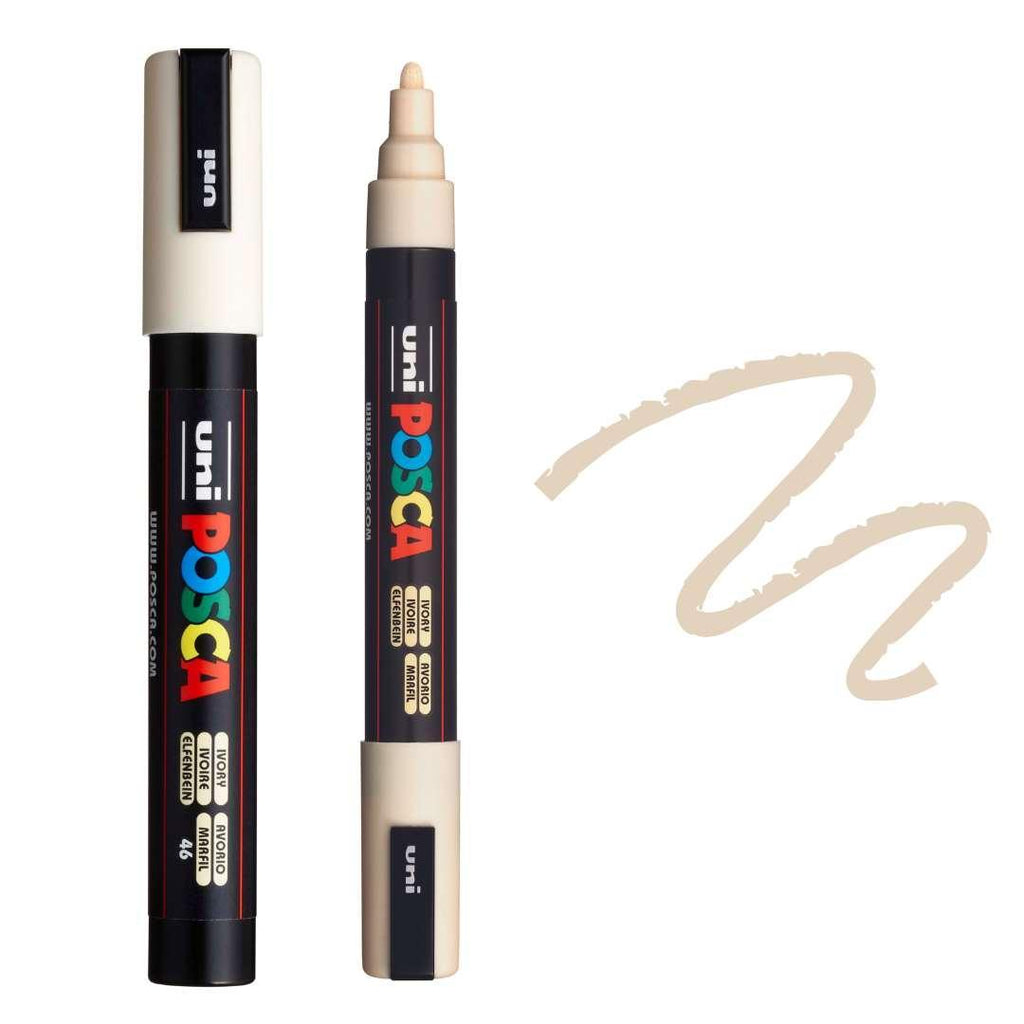 POSCA PC5M Paint Pen - IVORY - Colourverse