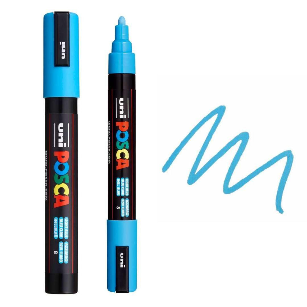 POSCA PC5M Paint Pen - LIGHT BLUE - Colourverse