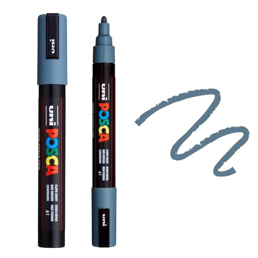 POSCA PC5M Paint Pen - SLATE GREY - Colourverse