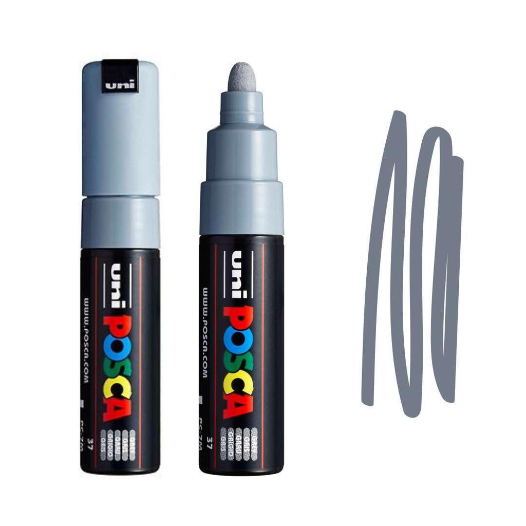 POSCA PC7M Paint Pen - GREY - Colourverse