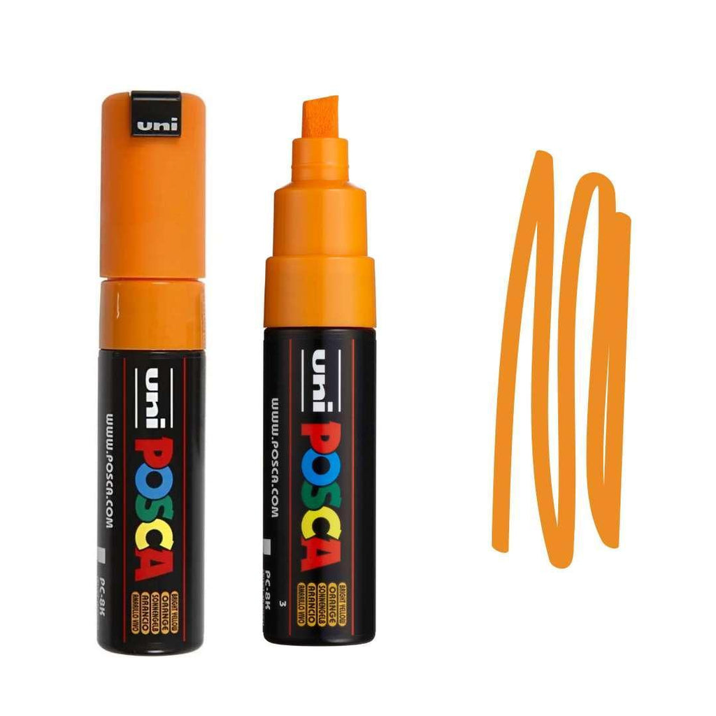 POSCA PC8K Paint Pen - BRIGHT YELLOW - Colourverse