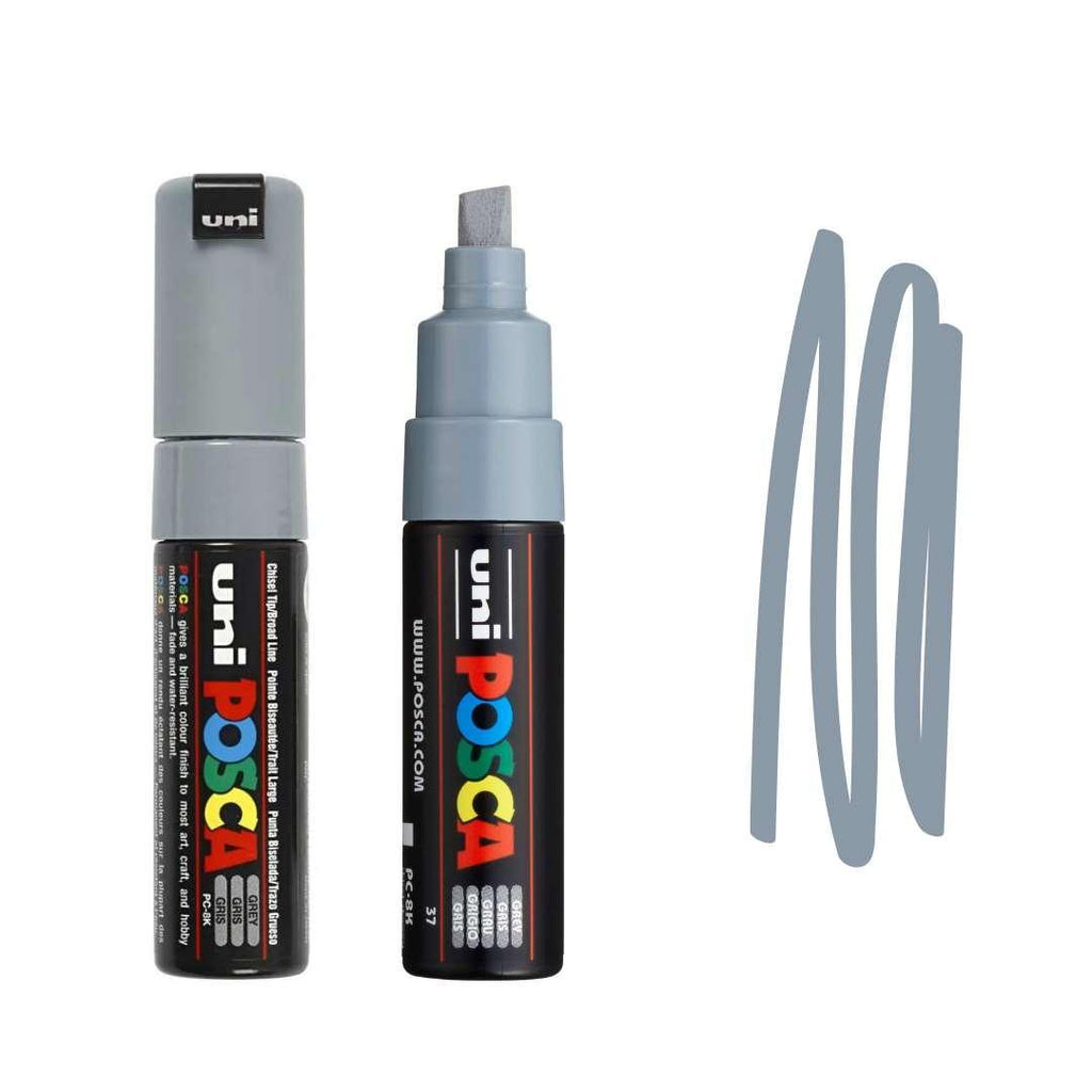 POSCA PC8K Paint Pen - GREY - Colourverse