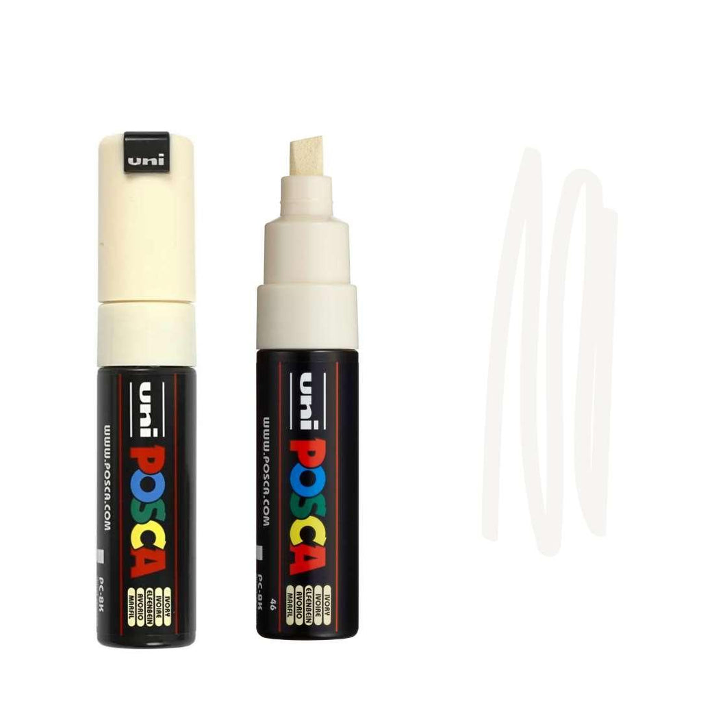 POSCA PC8K Paint Pen - IVORY - Colourverse