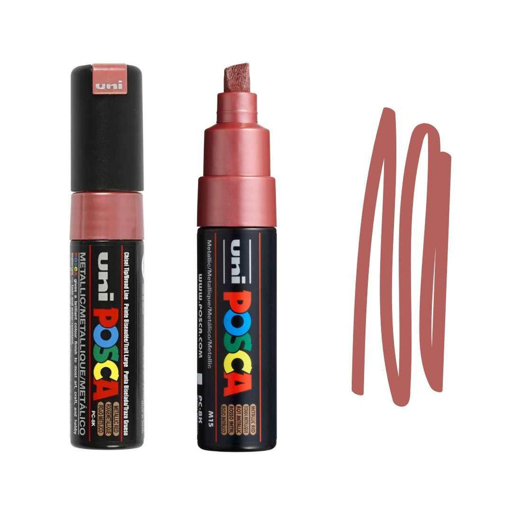 POSCA PC8K Paint Pen - METALLIC RED - Colourverse