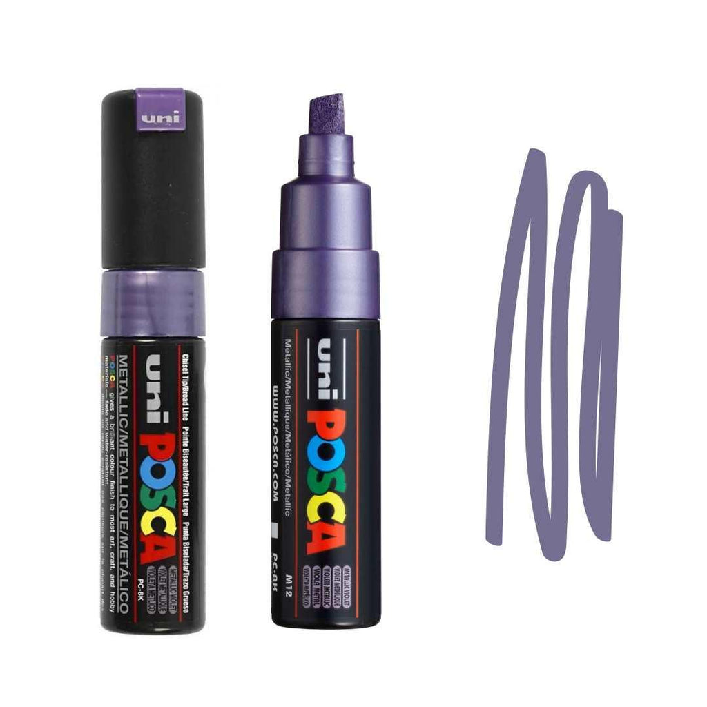 POSCA PC8K Paint Pen - METALLIC VIOLET - Colourverse