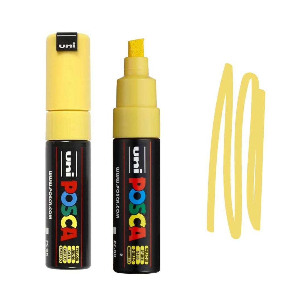 POSCA PC8K Paint Pen - YELLOW - Colourverse